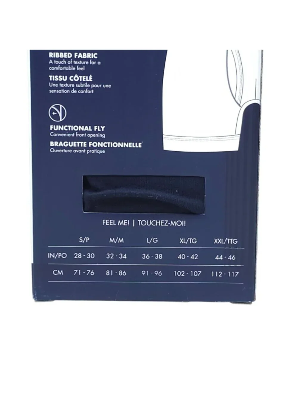 Tommy Hilfiger Mens M 5-Pack Cotton Classics Boxer Briefs Navy Functional Fly